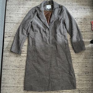 A New Day houndstooth overcoat